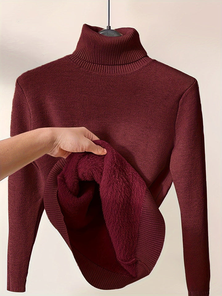Sara | Blød Rullekrave Pullover Sweater
