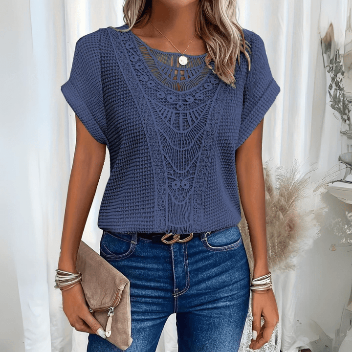 Anna Elegant Ibiza-inspireret Bluse