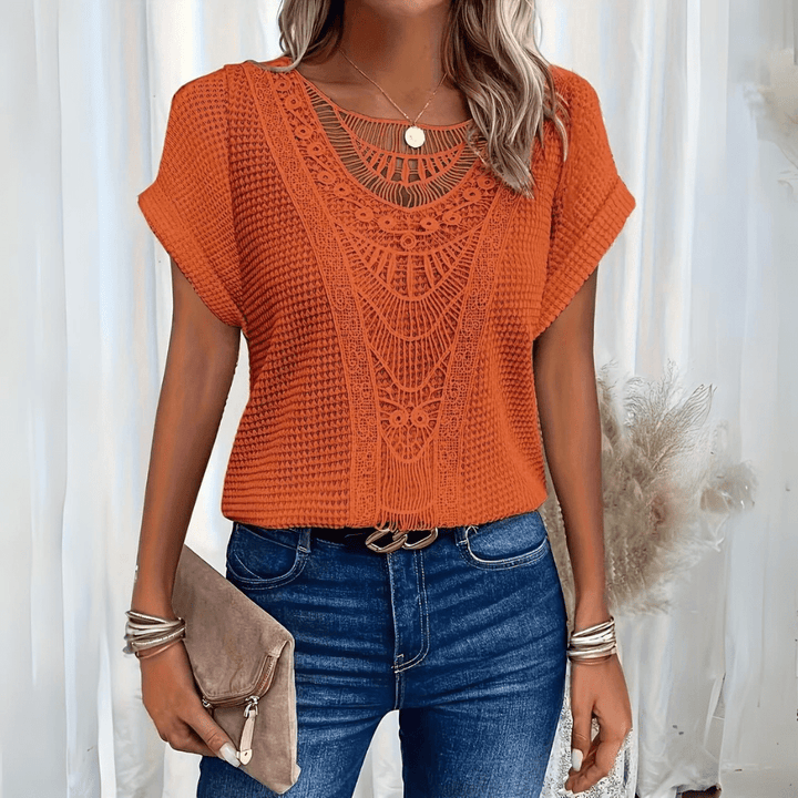 Anna Elegant Ibiza-inspireret Bluse