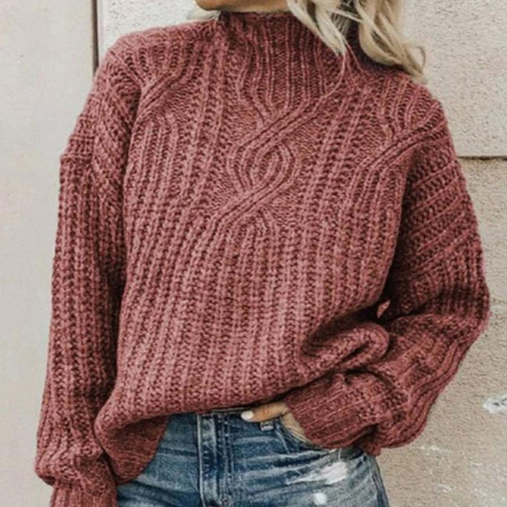 Elsebeth | Stilfuld Og Behagelig Kabelstrikket Sweater