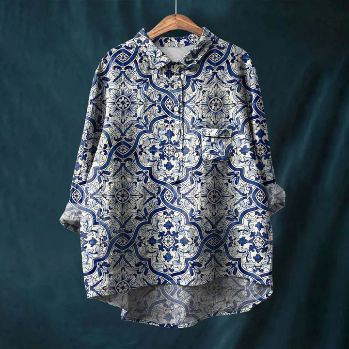 Santina Camicia floreale elegante