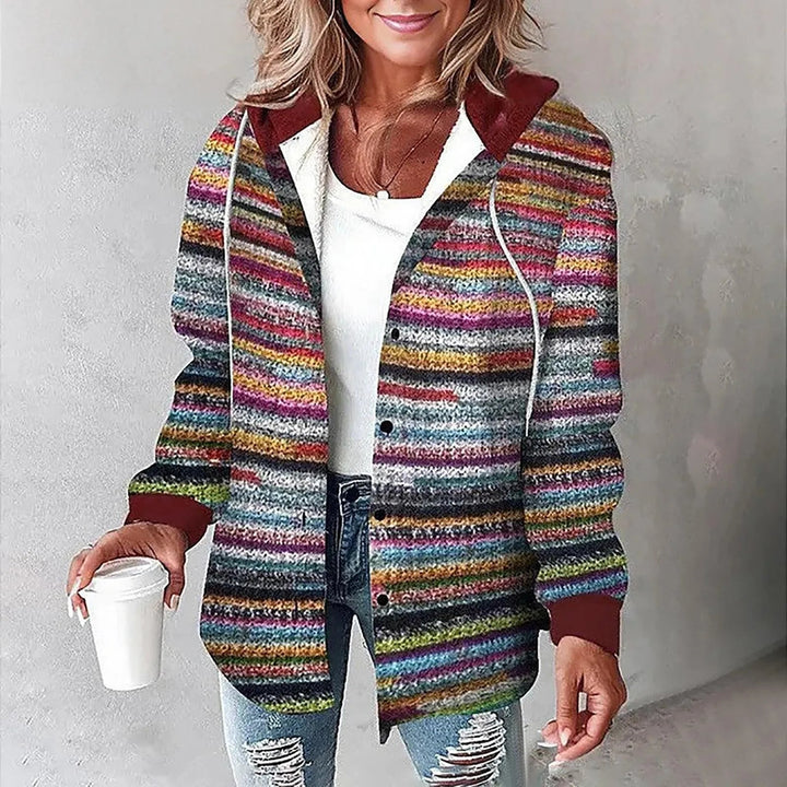 Sarah | Dame Casual Ternet Skjortejakke