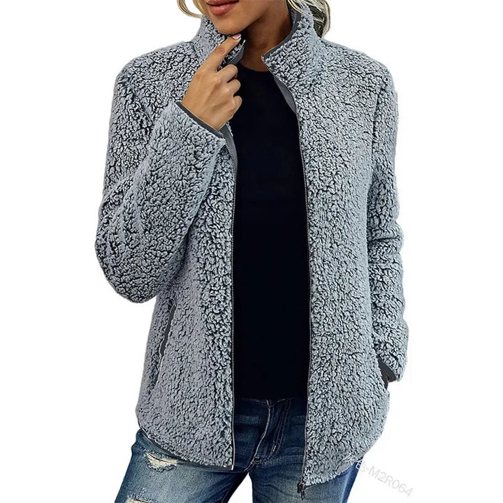 Karla | Elegant afslappet fleecejakke