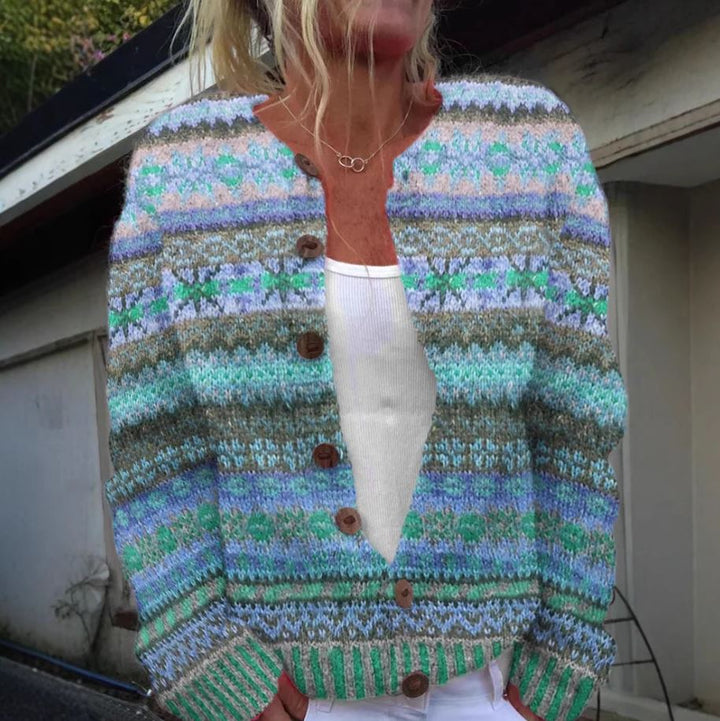 Mille | Let cardigan med legende print