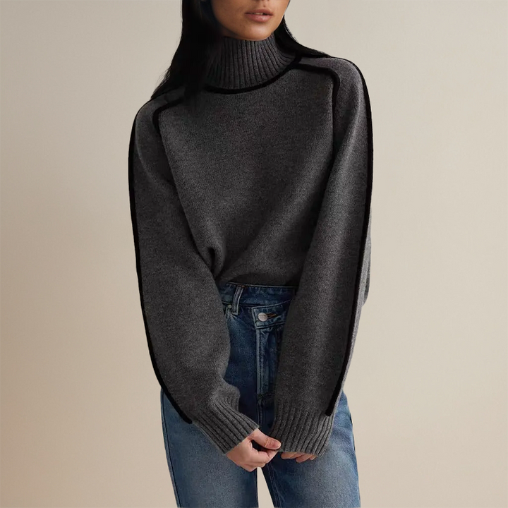 Emilie Premium rullekrave-jumper