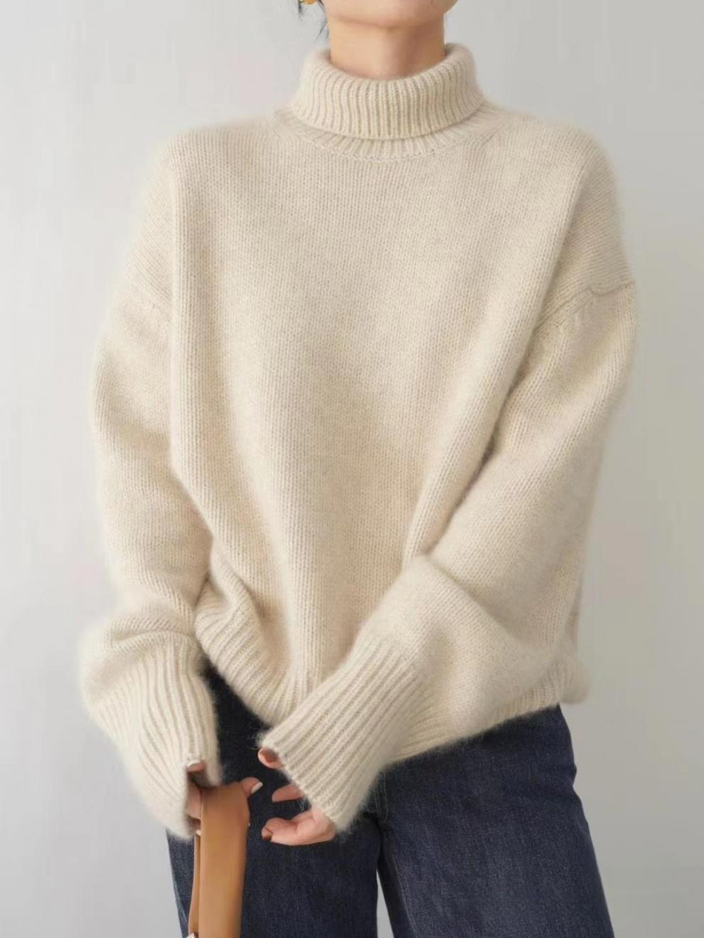 Bodil | Cashmere Rullekravetrøje