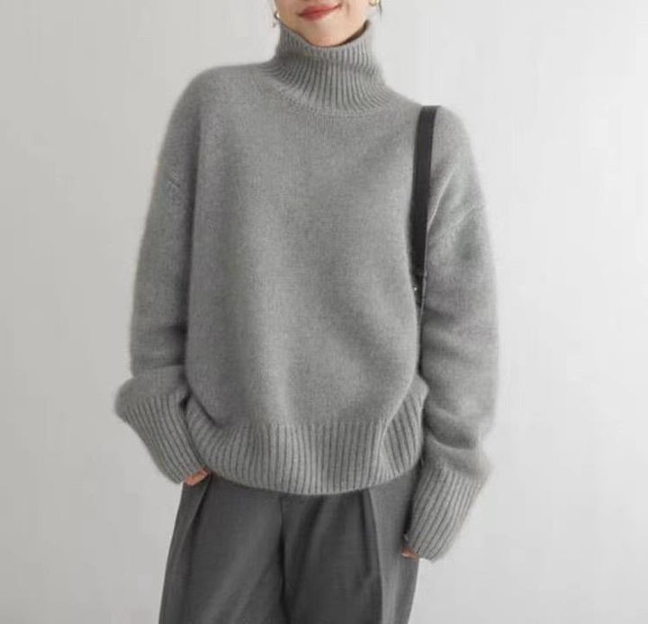 Bodil | Cashmere Rullekravetrøje