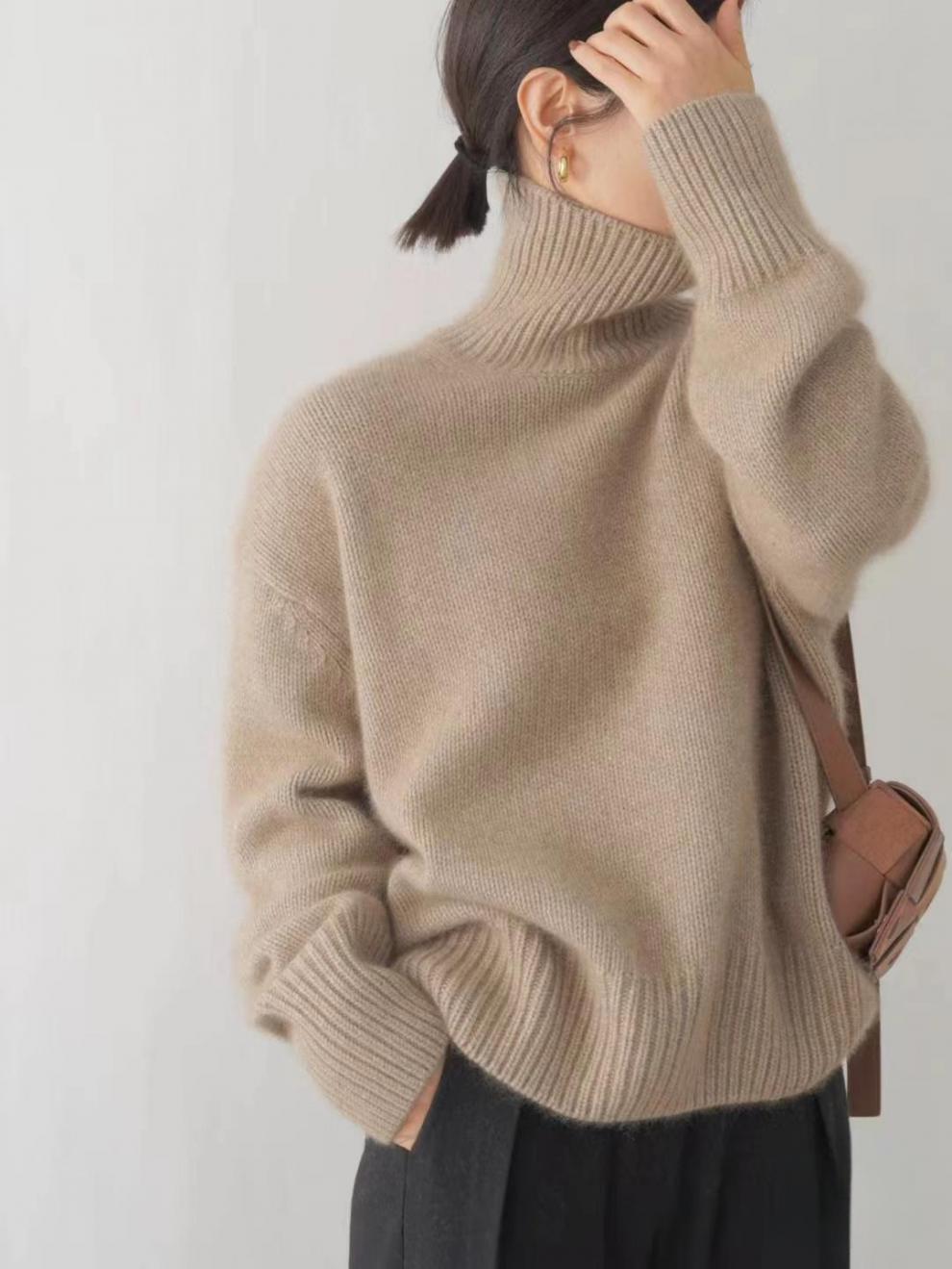 Bodil | Cashmere Rullekravetrøje