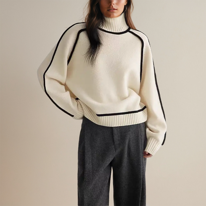 Emilie Premium rullekrave-jumper