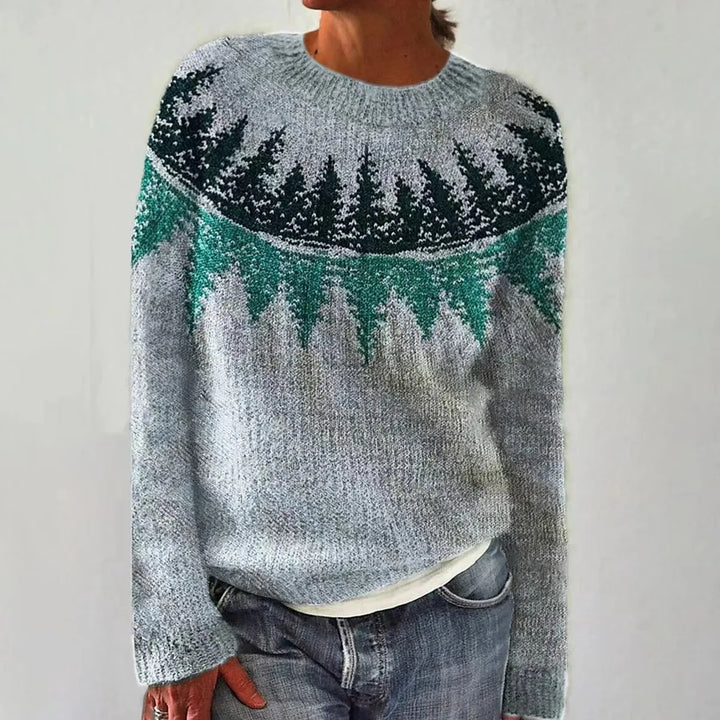 AMÉLIE RETRO STRIKKET TRØJE