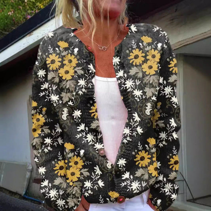 Mille | Let cardigan med legende print