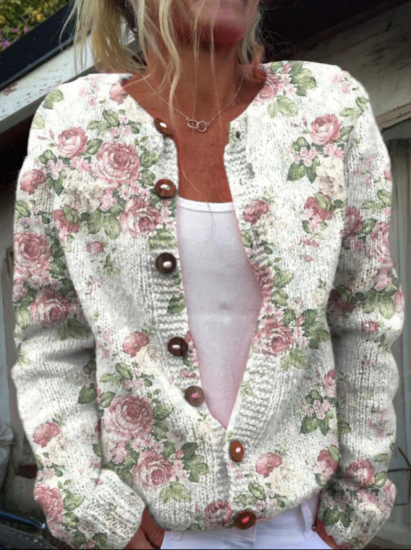 Mille | Let cardigan med legende print