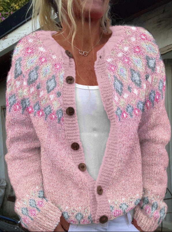 Mille | Let cardigan med legende print